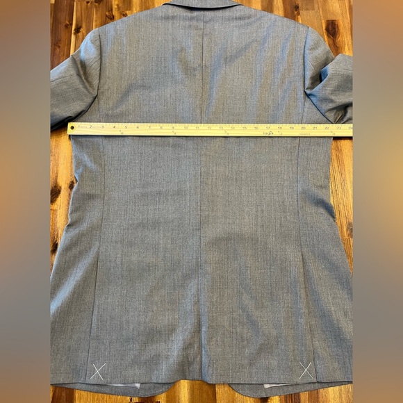 J. Crew Ludlow Slim-fit Suit Jacket Double Vent Loro Piana Wool Charcoal 44L NEW - Picture 15 of 17